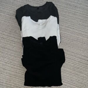 Uniqlo Heattech Fleece Tshirt Pack of 3